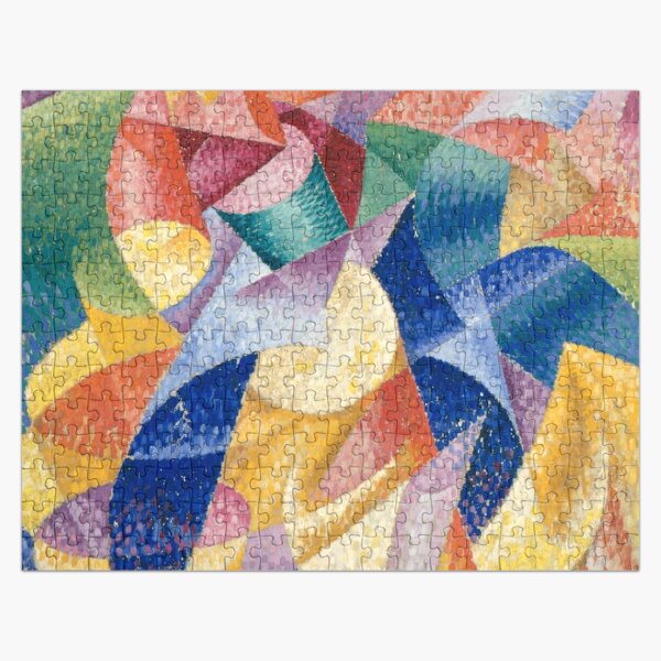 artist, painter, craftsman, Gino Severini, futurism, futurist, art Jigsaw Puzzle