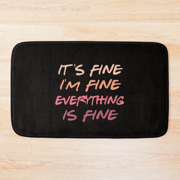 Item preview, white lie party ideas - its fine i'm fine everything is fine designed and sold by Andrea Lina.