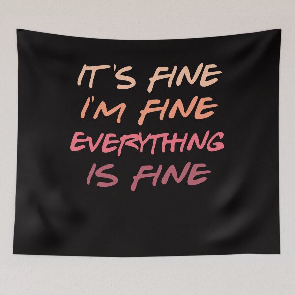 Item preview, white lie party ideas - its fine i'm fine everything is fine designed and sold by Andrea Lina.