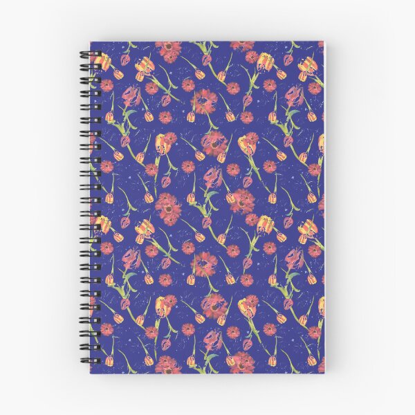 Artikelvorschau, Aquarell Blumen auf Blau entworfen und verkauft von Delali  Kudjordji.
