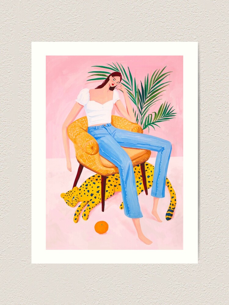 Alternate view of Bohemian Pink Room Art Print