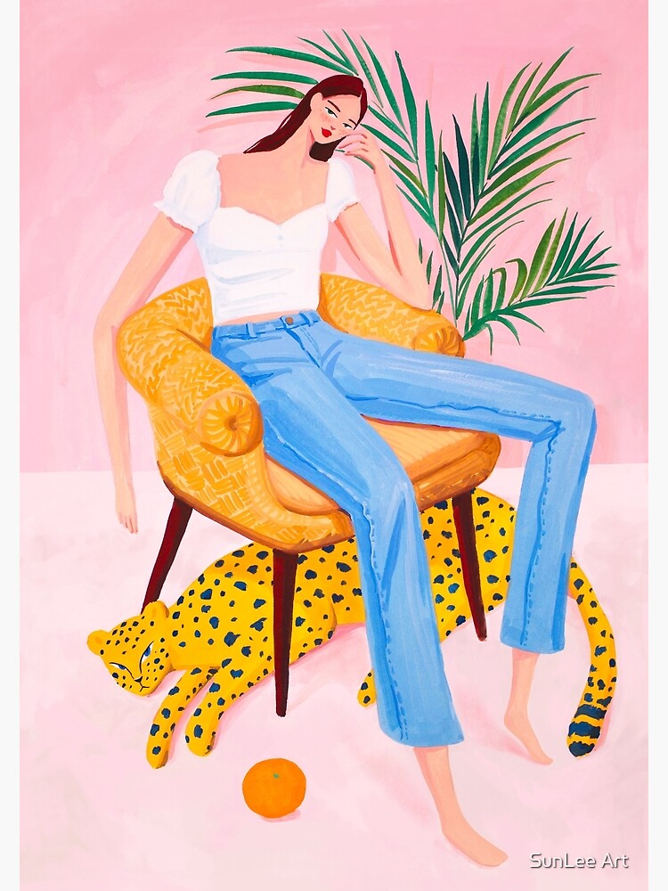 Bohemian Pink Room by sunleeart