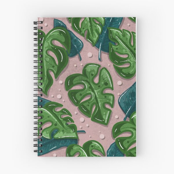 Item preview, Monstera Deliciosa Plant Pattern in pink designed and sold by andymvera.