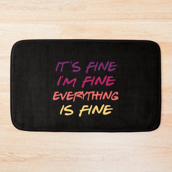 Item preview, white lie party ideas - its fine i'm fine everything is fine designed and sold by Andrea Lina.