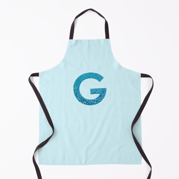 Item preview, The Letter G - Monogram in Blue Pool Water designed and sold by Bumblefuzzies.