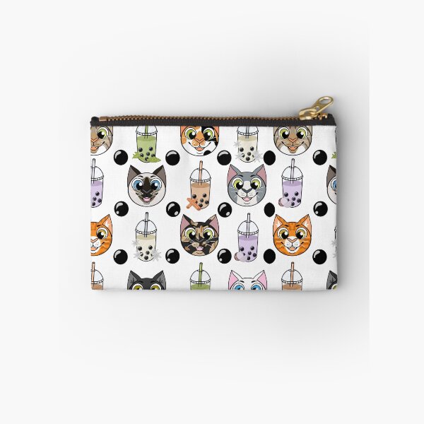 Item preview, Cat & Boba pattern designed and sold by BobaPuma.