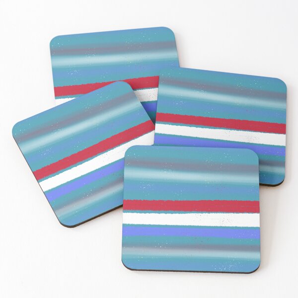 Item preview, Red White & Blue on blue-green designed and sold by gratogratto.