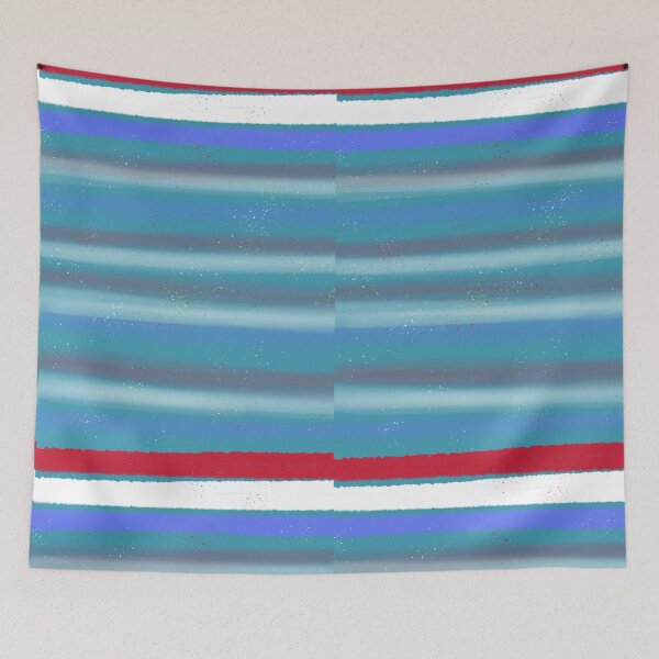 Item preview, Red White & Blue on blue-green designed and sold by gratogratto.