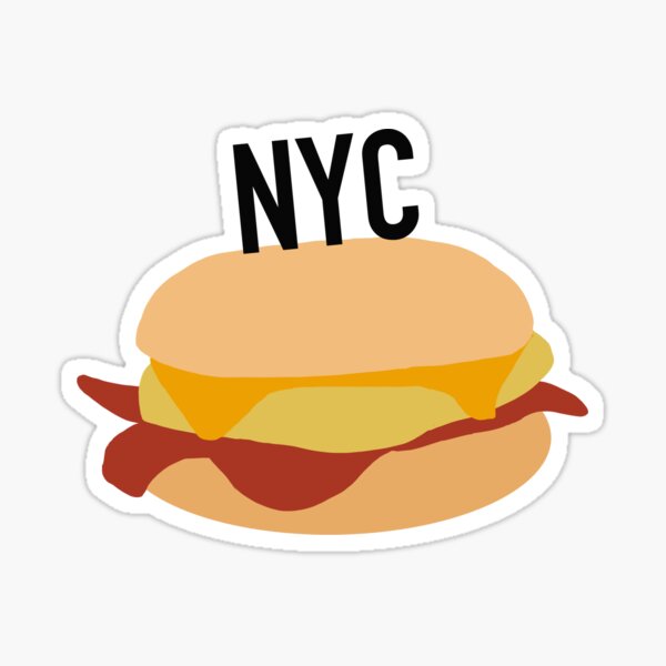 Artikel-Vorschau von NYC Käse Speck und Ei Bagel, designt und verkauft von Sophie-Nelson.