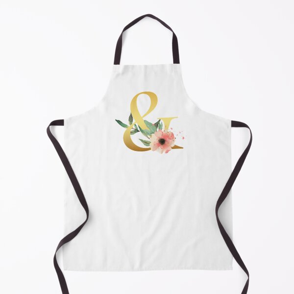 Item preview, Floral Gold Monogram & Letter Art Ampersand designed and sold by MysticMagpie.