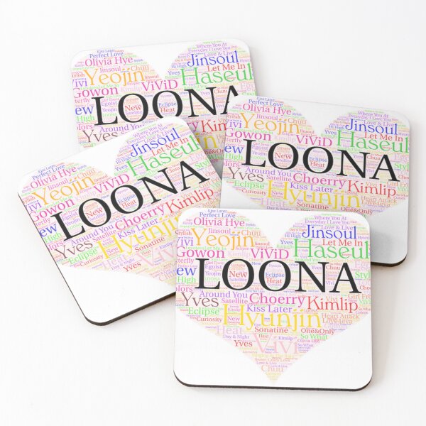 Item preview, LOONA (Girl of the month) kpop song collage designed and sold by LiaMoon.