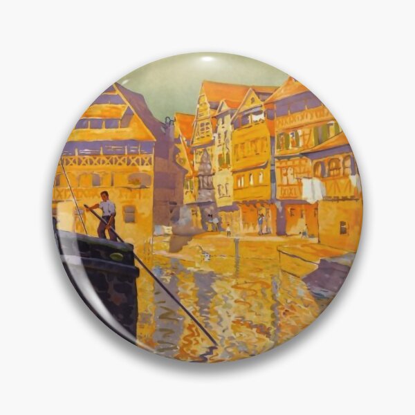 Item preview, Strasbourg retro poster designed and sold by CorasPosters.