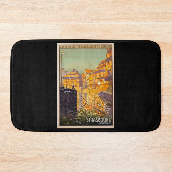 Item preview, Strasbourg retro poster designed and sold by CorasPosters.