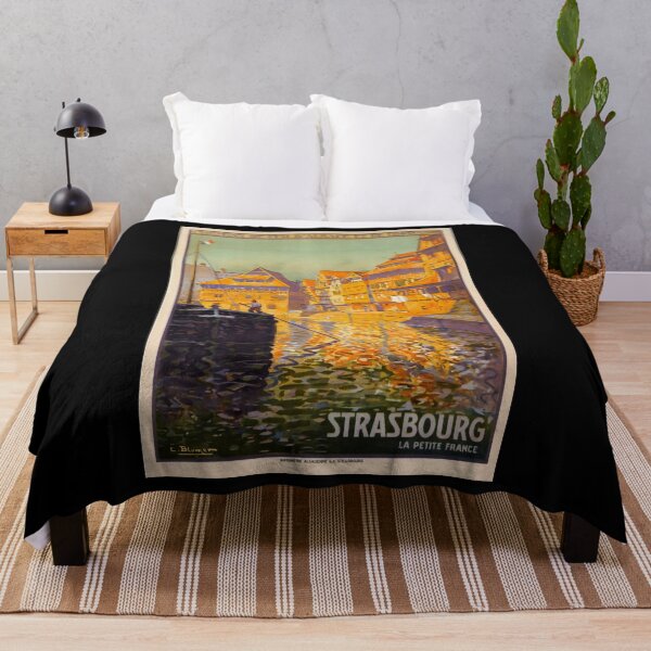 Item preview, Strasbourg retro poster designed and sold by CorasPosters.