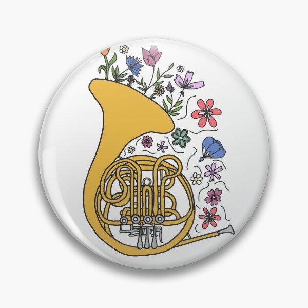 Item preview, Floral French Horn designed and sold by Morgansky.