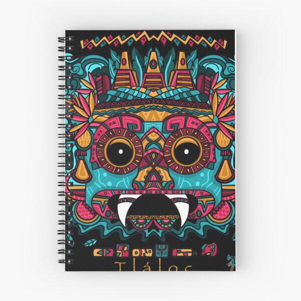 Item preview, Day of the dead, Tlaloc, prehispanic God folklore designed and sold by CorazonDQuetzal.