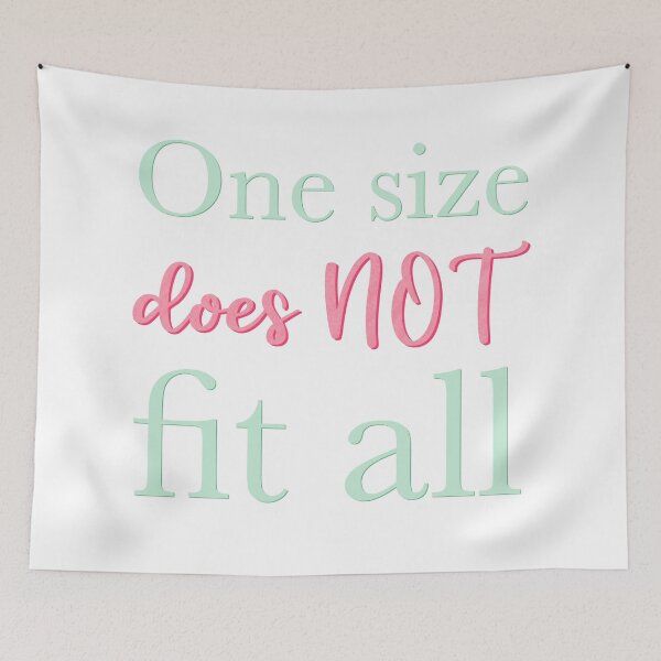Item preview, Green/Pink One Size Does NOT Fit All designed and sold by Elle  Hazlett.