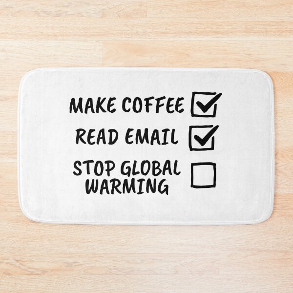 Item preview, Stop Global Warming Checklist | Earth Day | Climate Change Awareness designed and sold by Maria Garcia.