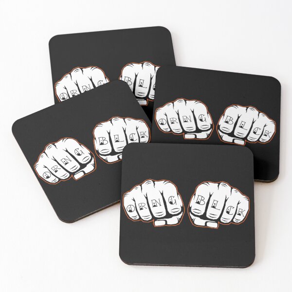 Item preview, Orange and Black Fists designed and sold by donagi14.