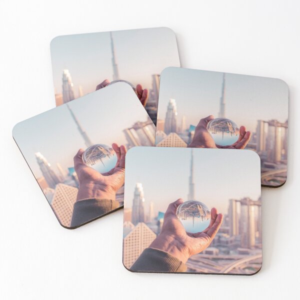 Item preview, Dubai in crystal ball  designed and sold by ellis-vinyasa.