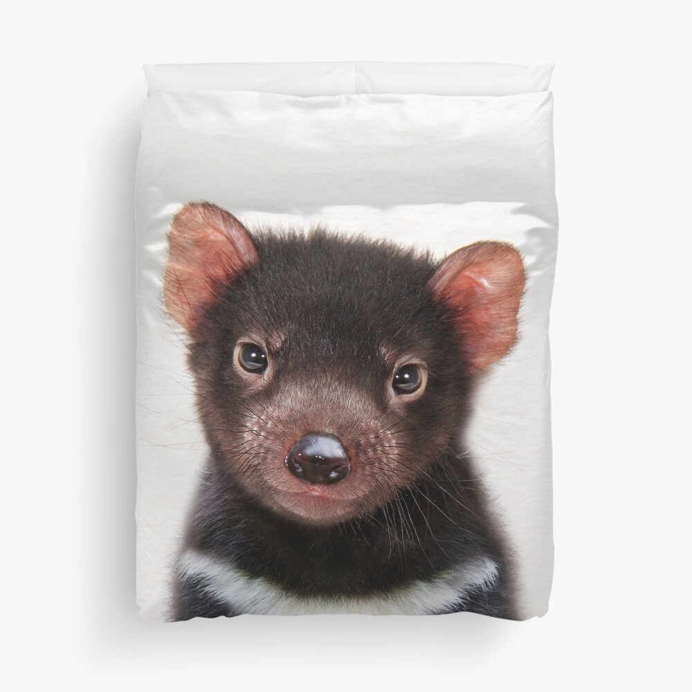 Housse De Couette Bebe Diable De Tasmanie Impression D Art Bebe Animaux Par Synplus Par Synplus Redbubble