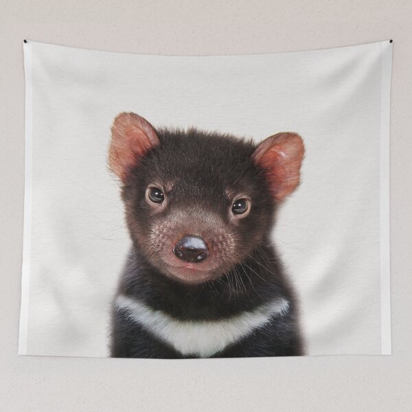 Item preview, Baby Tasmanian Devil, Baby Animals Art Print by Synplus designed and sold by synplus.