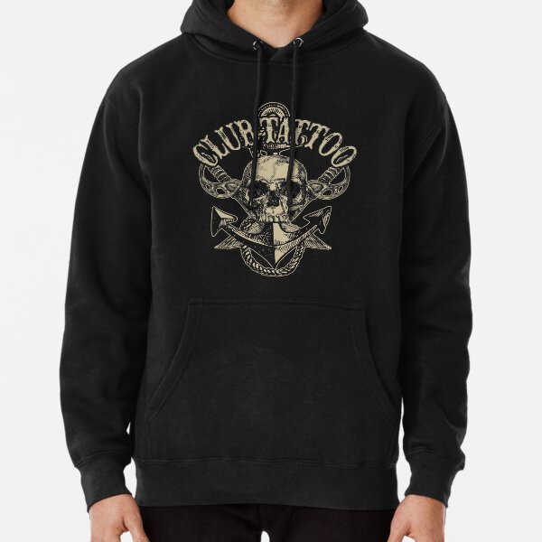 Club Tattoo Leading The Pack Crop Sweatshirt Black / M