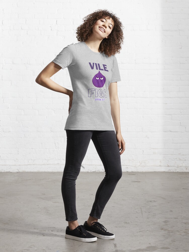Thumbnail 4 of 7, Essential T-Shirt, Vile Figs (Jeremiah 29:17) designed and sold by Armstrdt.