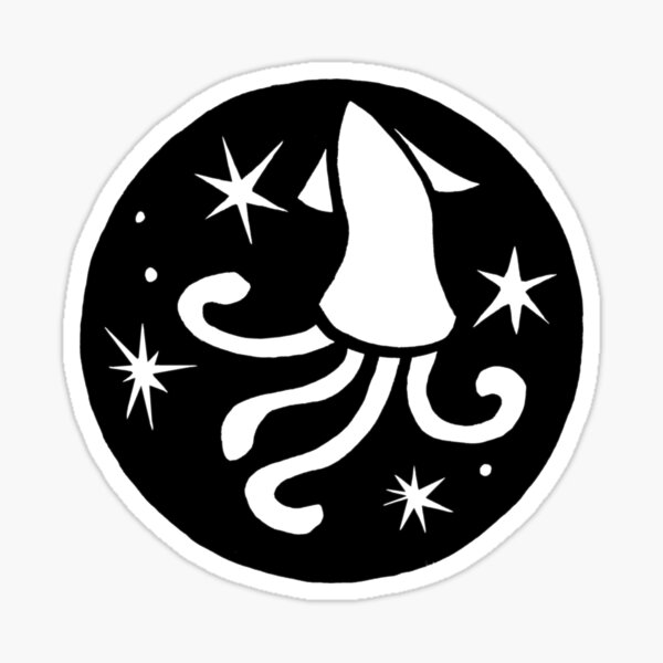 Star Squid Logo Sticker