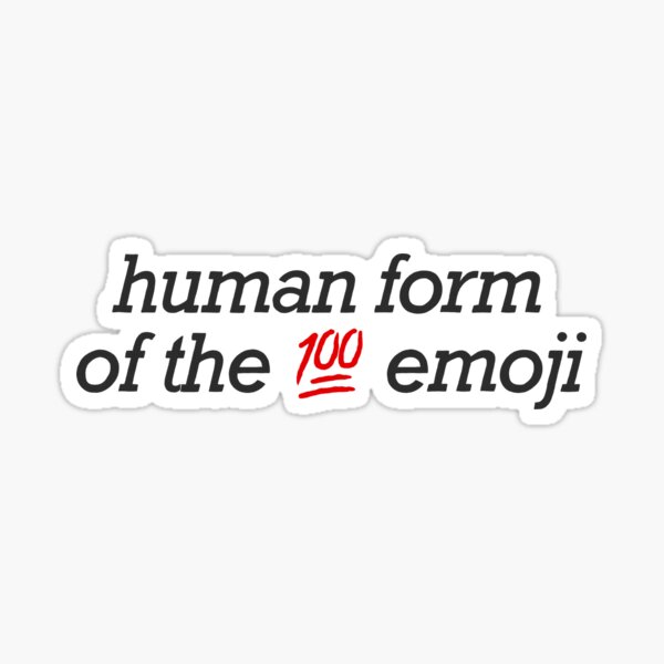 Item preview, Human form of the 100 emoji designed and sold by Emma Tams.
