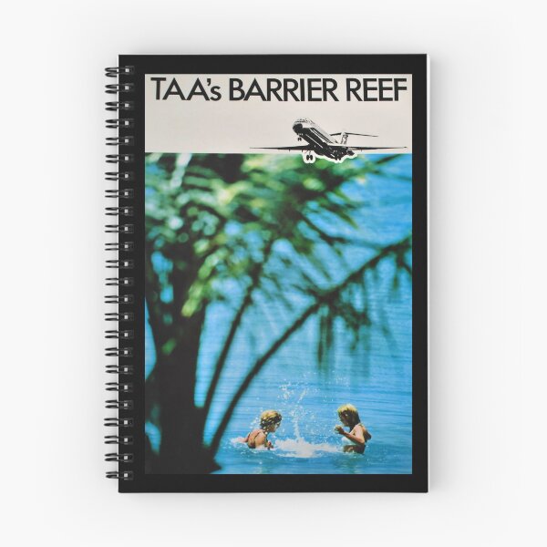 Item preview, Barrier Reef retro poster designed and sold by CorasPosters.
