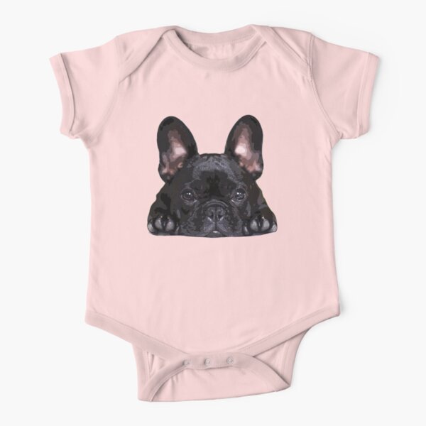 CDHL99 French Bulldog Newborn Girls & Boys Short Sleeve Outfits Sunsuit Clothes 0-24 Months 
