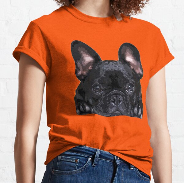French Bulldog Black Puppy Dog Classic T-Shirt