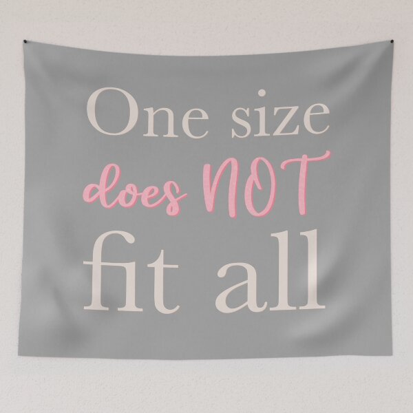 Item preview, Peach/Pink One Size Does NOT Fit All designed and sold by Elle  Hazlett.