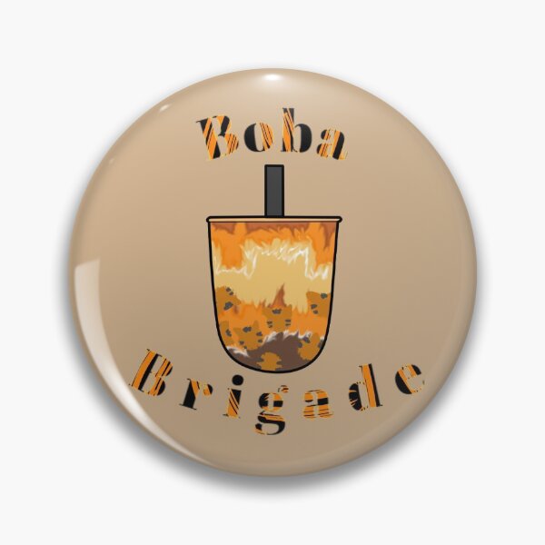 Item preview, Boba Brigade Tiger Brown Sugar Milk Tea designed and sold by Rinnnce Designs.
