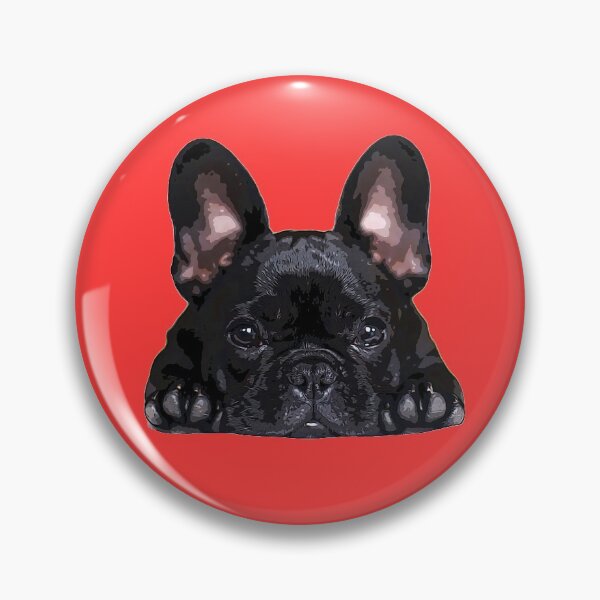 Item preview, French Bulldog Black Puppy Dog designed and sold by ElegantCat.