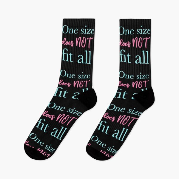 Item preview, Blue/Pink One Size Does NOT Fit All designed and sold by Elle  Hazlett.
