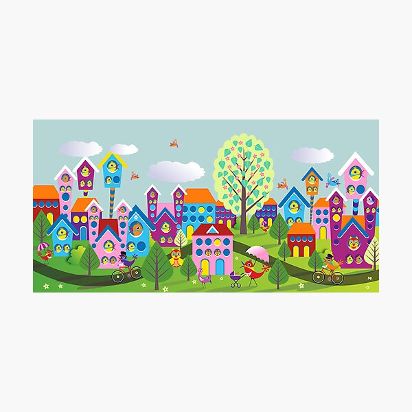 Birdtown Photographic Print