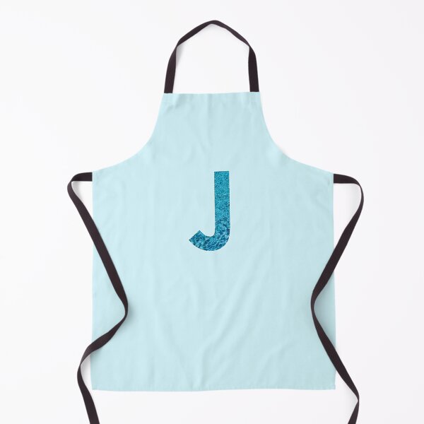 Item preview, The Letter J - Monogram in Blue Pool Water designed and sold by Bumblefuzzies.