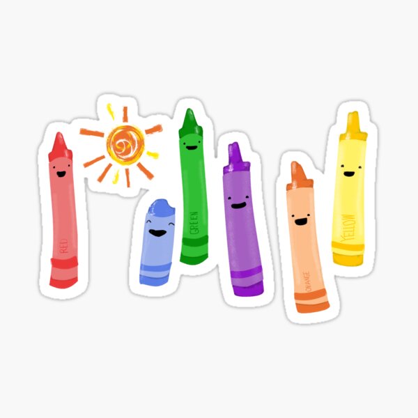 Copy of Crayons that won’t quit  Sticker