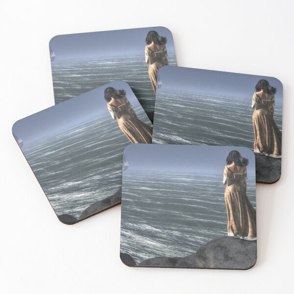 Item preview, Woman Watching a Ship Sailing Away designed and sold by Daniel Eskridge.