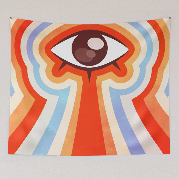 Item preview, Retro Psychedelic Third Eye Chakra designed and sold by ciderdesign.