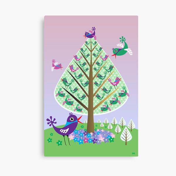The Flutter Tree Canvas Print