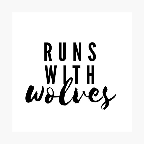 Item preview, runs with wolves designed and sold by ethanybay.