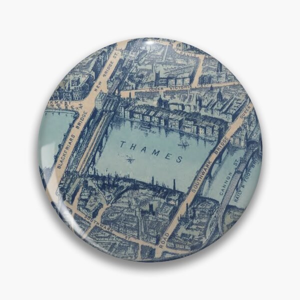Item preview, 1890s London Map designed and sold by claudiatoman.