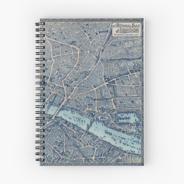 Item preview, 1890s London Map designed and sold by claudiatoman.