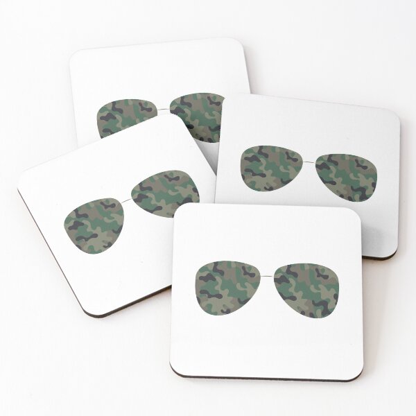 Item preview, Green Military Camouflage Glasses designed and sold by yacine12353.