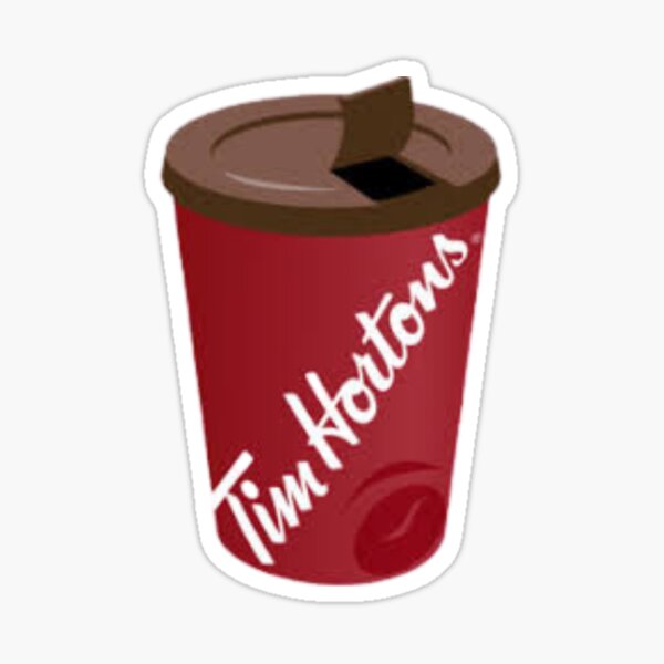 Tims Coffee Cup Sticker