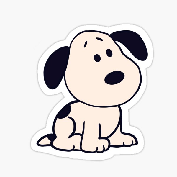 Baby Snoopy Fanart Sticker