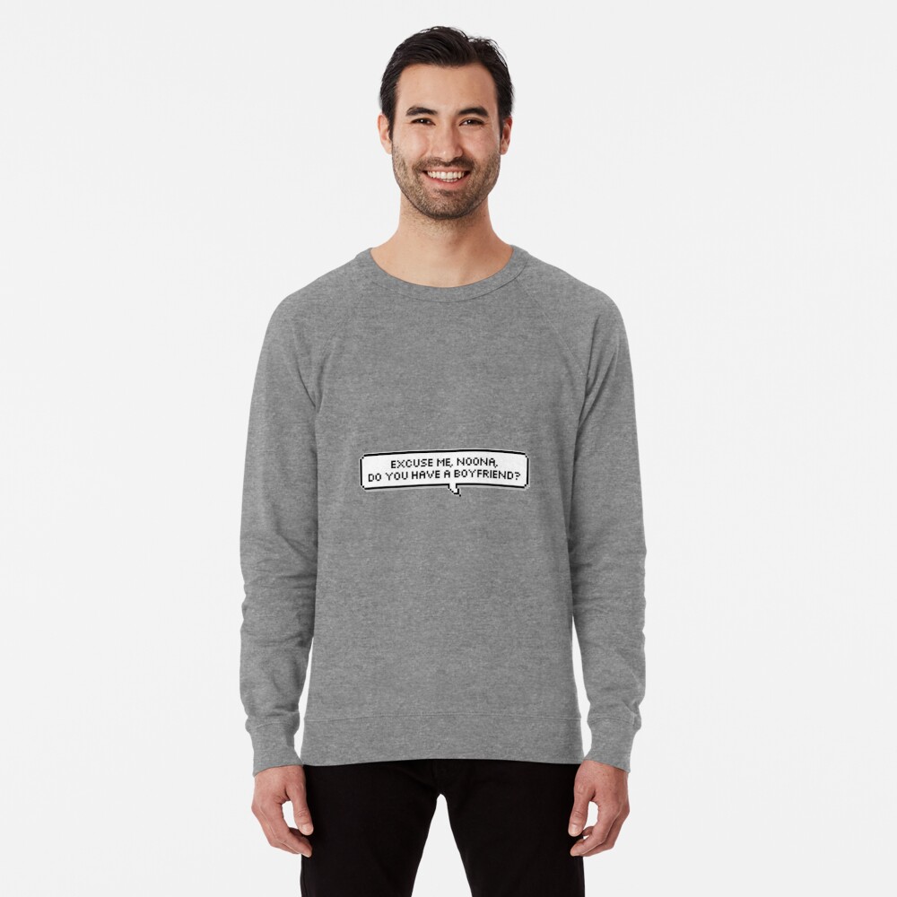 I have on sale a boyfriend sweatshirt